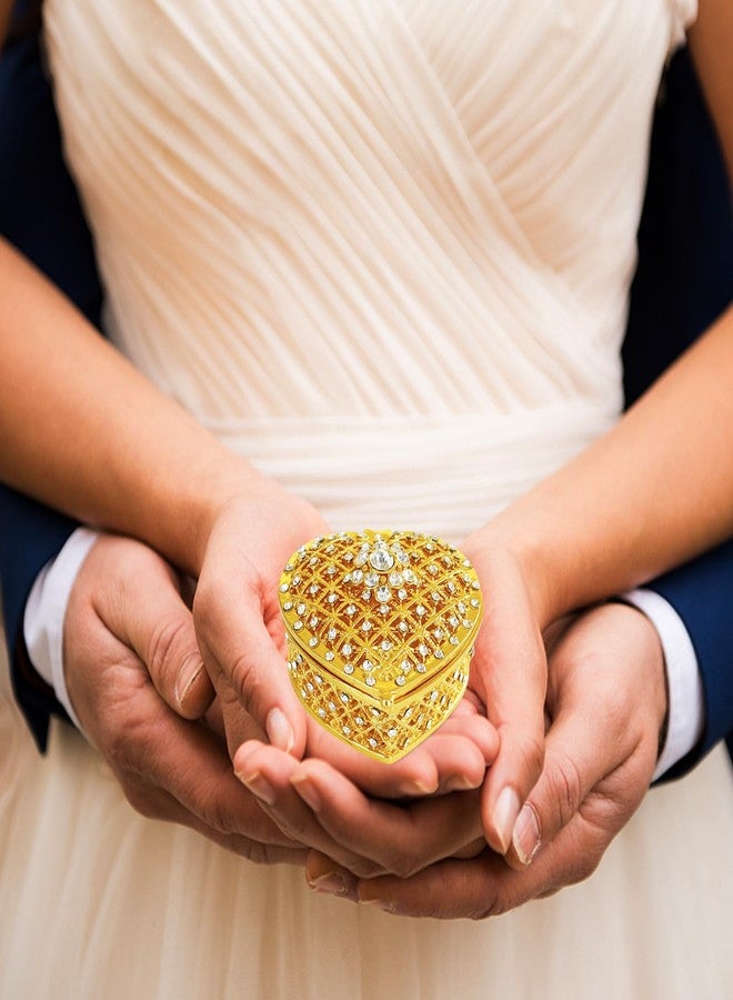 LAIAMER Wedding Arras Coins Set Arras Para Boda Catolica Arras De Boda Catolica with 13 Virgen of Guadalupe Coins and Gold Heart Shaped Box Wedding Accessories for Ceremony - Image 4
